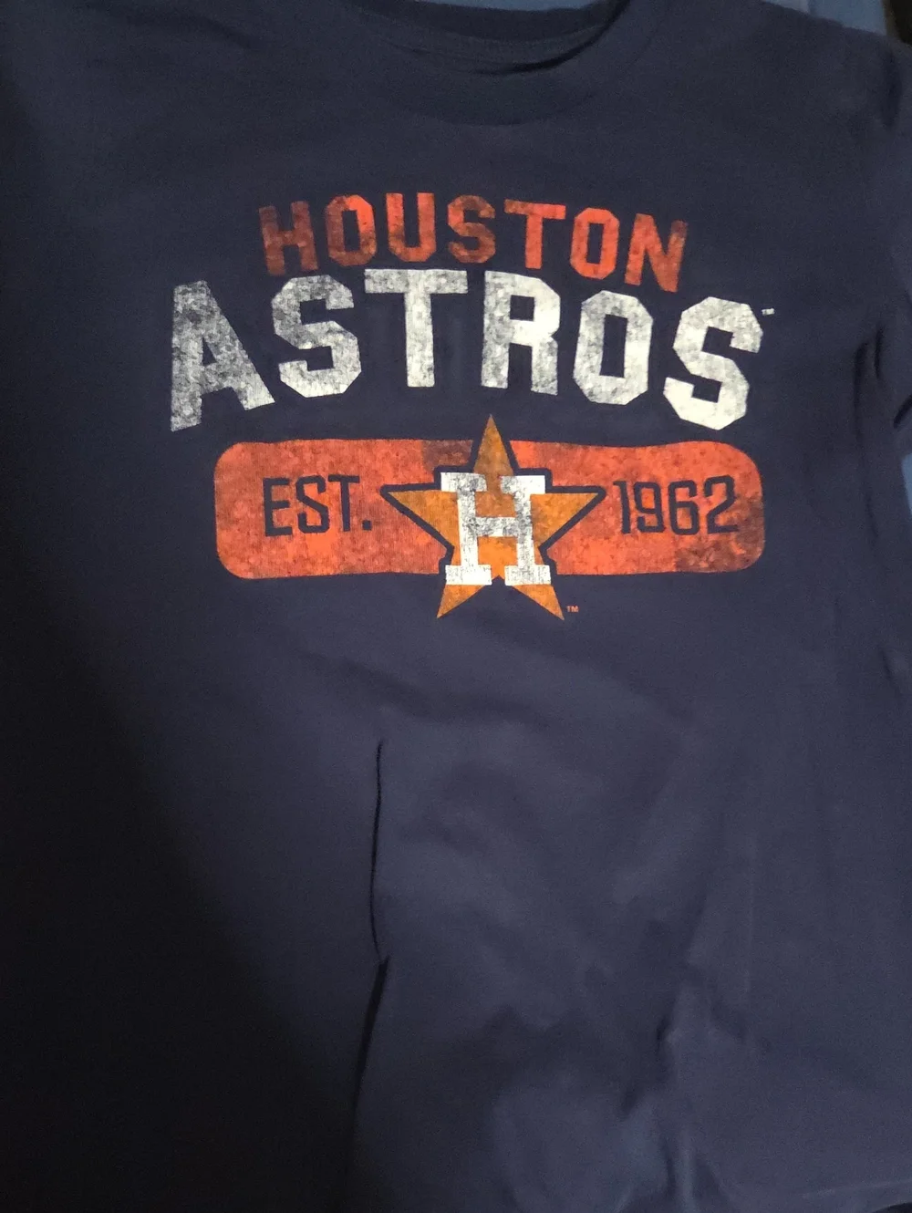 Houston Astros Kids Navy Graphic Tee - Team Logo